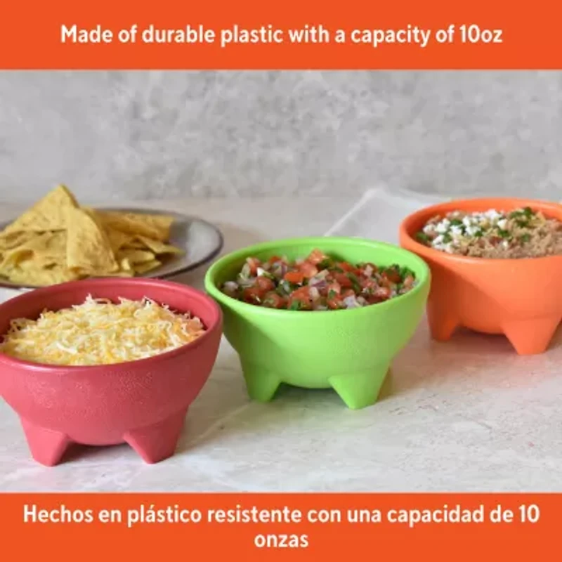 IMUSA Multicolor 3-pc. Salsa Dish Set