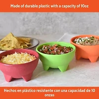 IMUSA Multicolor 3-pc. Salsa Dish Set