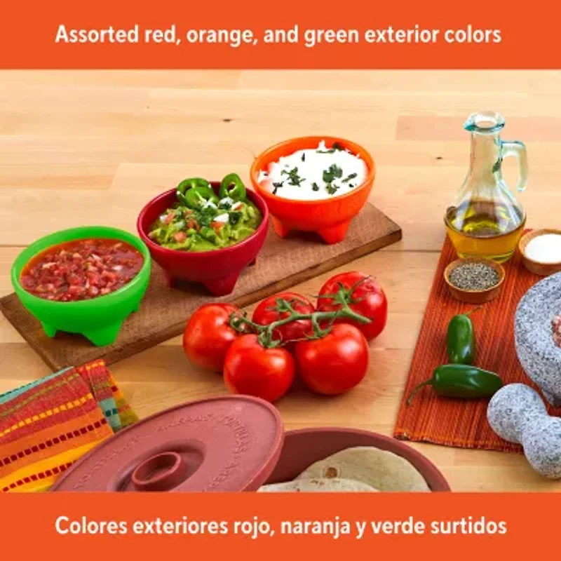 IMUSA Multicolor 3-pc. Salsa Dish Set