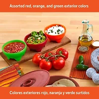 IMUSA Multicolor 3-pc. Salsa Dish Set