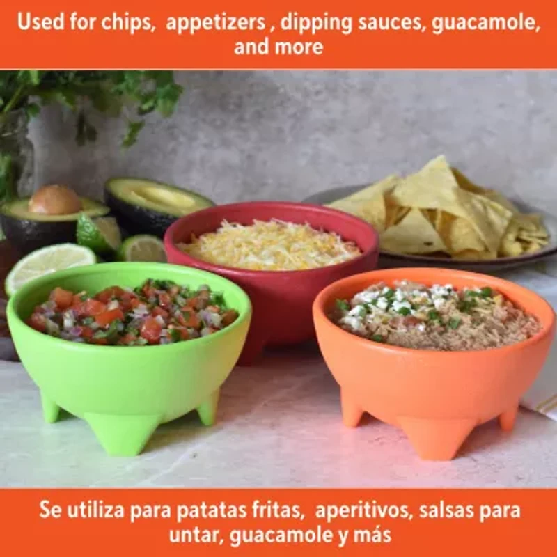 IMUSA Multicolor 3-pc. Salsa Dish Set
