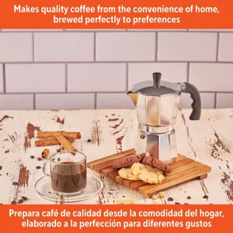 IMUSA 6-Cup Stove Top Coffee Maker