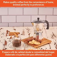 IMUSA 6-Cup Stove Top Coffee Maker