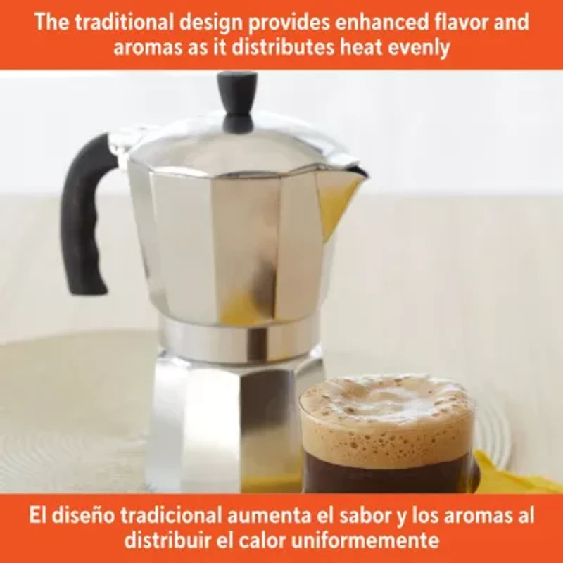 IMUSA 6-Cup Stove Top Coffee Maker