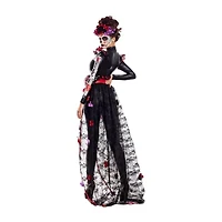 Womens Rosas Day Of Dead Costume