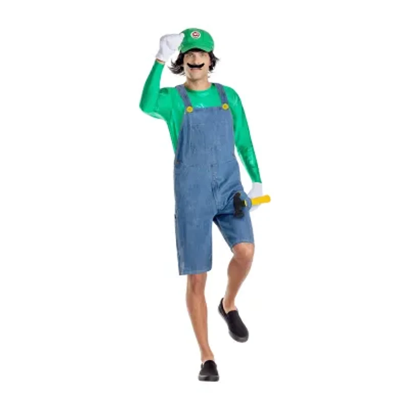 Mens Green Gamer Costume