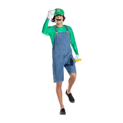 Mens Green Gamer Costume