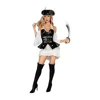 Womens Black Pearl Pirate Costume