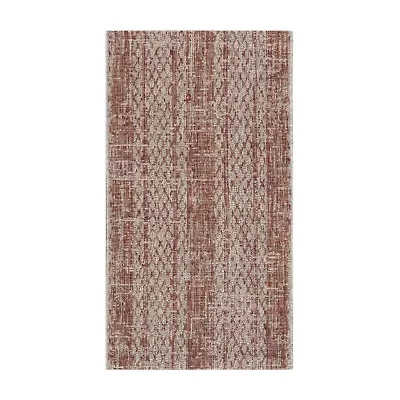Safavieh Courtyard Collection Elena Geometric Indoor/Outdoor Area Rug
