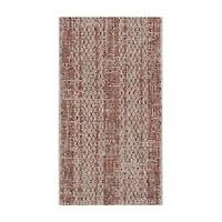 Safavieh Courtyard Collection Elena Geometric Indoor/Outdoor Area Rug