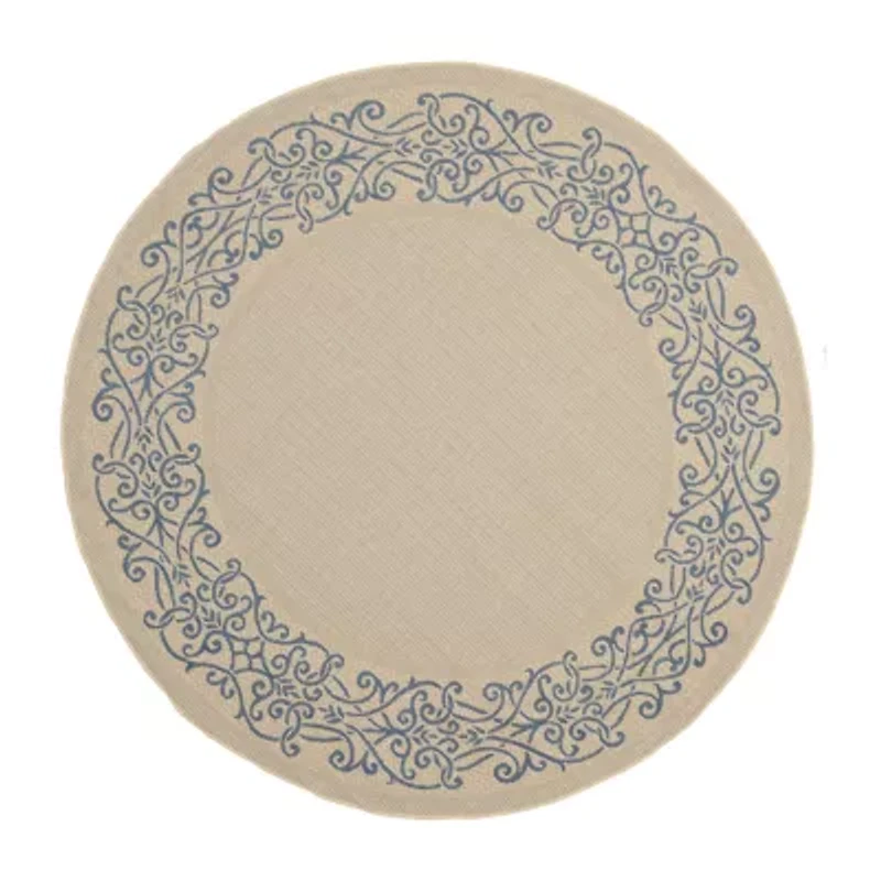 Safavieh Dara Oriental Indoor Outdoor Round Area Rug