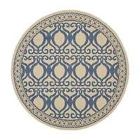 Safavieh Desi Geometric Indoor Outdoor Round Area Rug