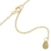 Silver Treasures Womens 14K Gold Over Silver 16 Inch Pendant Necklace
