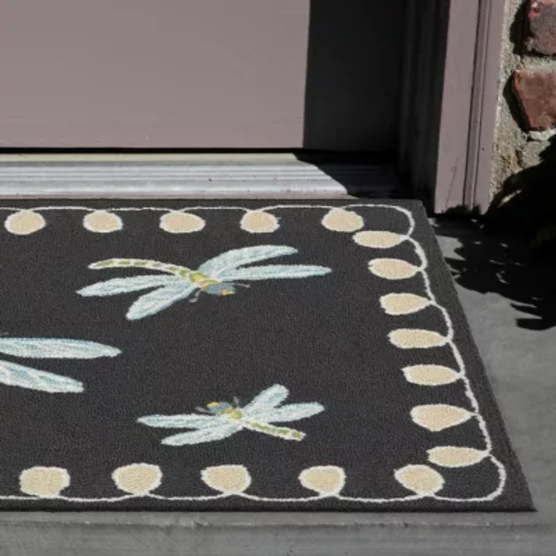 Liora Manne Frontporch Dragonfly Indoor/Outdoor Rug