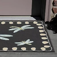 Liora Manne Frontporch Dragonfly Indoor/Outdoor Rug