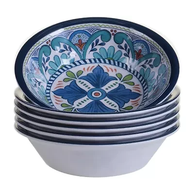 Certified International Talavera 6-pc. Melamine Ice Cream Bowl