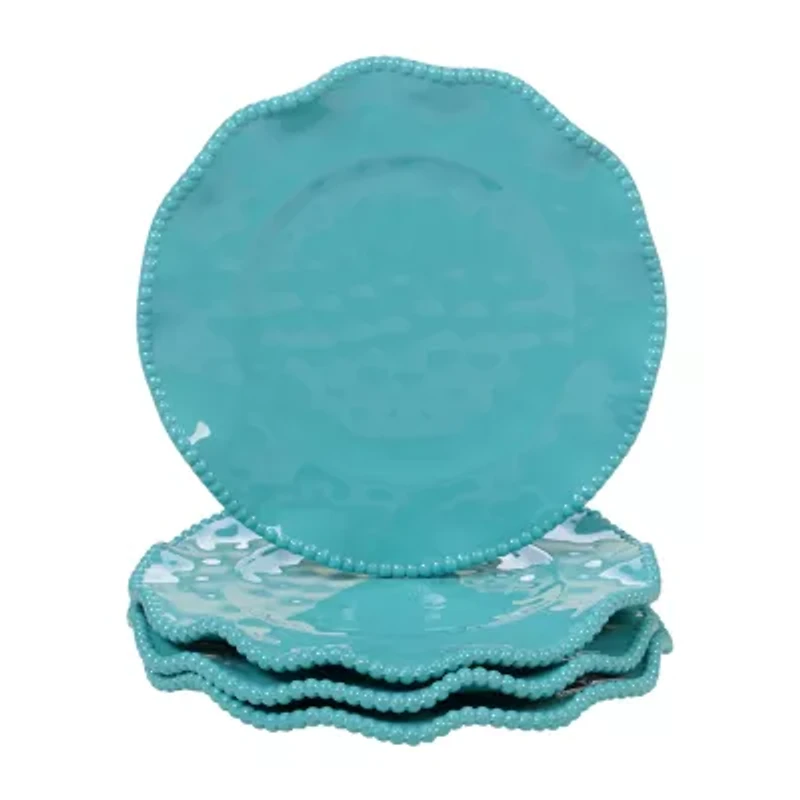 Certified International Perlette 4-pc. Melamine Salad Plate