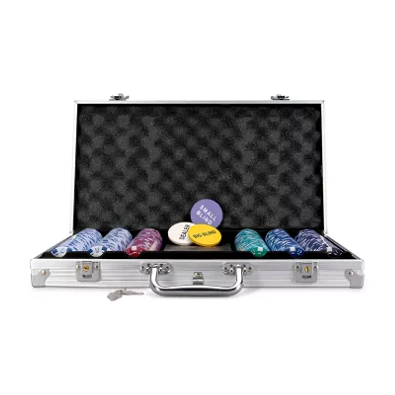 Blksmith 300 Pcs Deluxe Tournament Edition Poker Set With Carrying Case