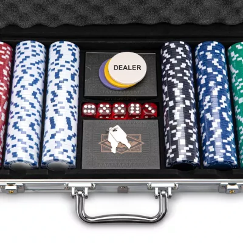Blksmith 300 Pcs Deluxe Tournament Edition Poker Set With Carrying Case