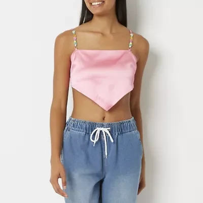 Forever 21 Womens Square Neck Sleeveless Juniors Camisole