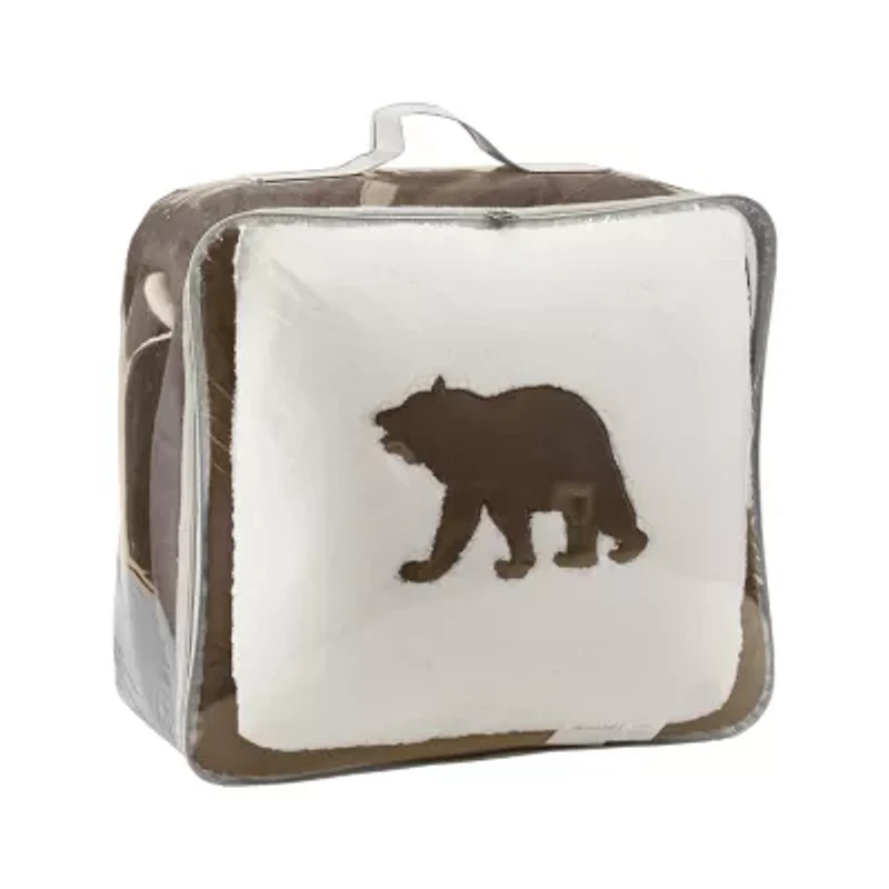 Woolrich Alton Plush to Sherpa Down Alternative Comforter Set with Throw Pillow