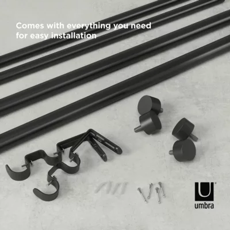 Umbra Mix & Match Cappa Double Curtain Rod