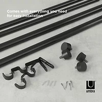 Umbra Mix & Match Cappa Double Curtain Rod