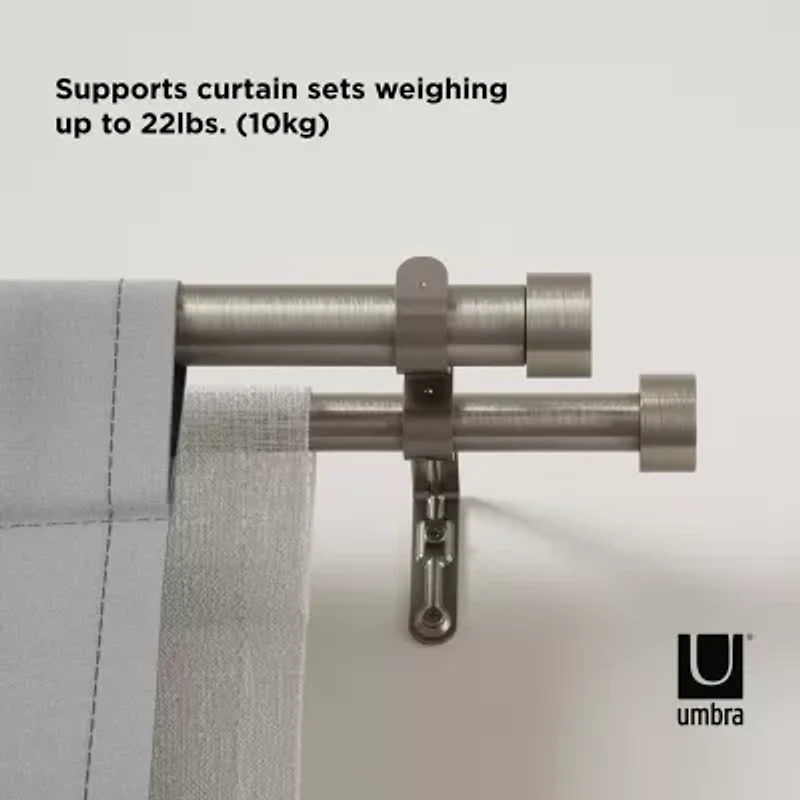 Umbra Mix & Match Cappa Double Curtain Rod
