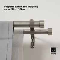 Umbra Mix & Match Cappa Double Curtain Rod