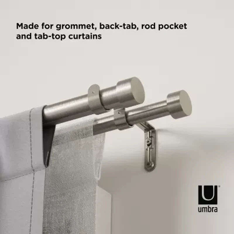 Umbra Mix & Match Cappa Double Curtain Rod