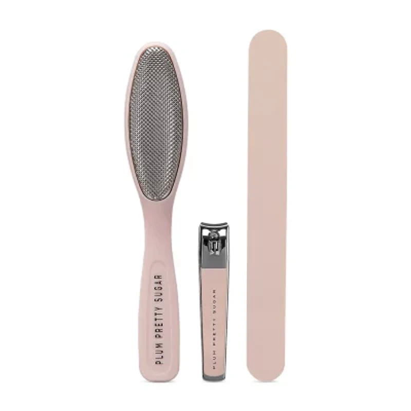 Argento Plum Pretty Sugar 3pcs Pedicure Set Manicure Kit