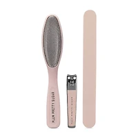 Argento Plum Pretty Sugar 3pcs Pedicure Set Manicure Kit