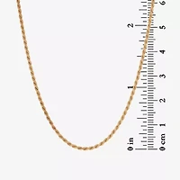 18K Gold Over Silver 16 Inch Chain Necklace