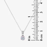 DiamonArt® Preciosa Aurora Borealis 1 5/8 CT. T.W. White Cubic Zirconia Sterling Silver Round 2-pc. Jewelry Set