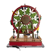 Kurt Adler 13-Inch With Motion Lighted Plays Music Christmas Tabletop Decor