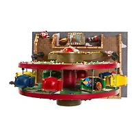 Kurt Adler 13-Inch With Motion Lighted Plays Music Christmas Tabletop Decor