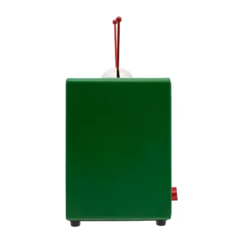 Kurt Adler 6-Inch Battery Operated Outdoor Scene Tv Plays Music Peanuts Christmas Tabletop Decor