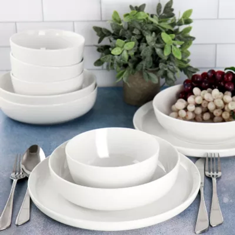 Gibson 12-pc. Ceramic Dinnerware Set