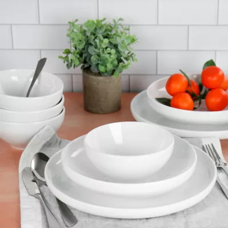 Gibson 12-pc. Ceramic Dinnerware Set