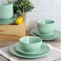 Elama Luna 18-pc. Porcelain Dinnerware Set