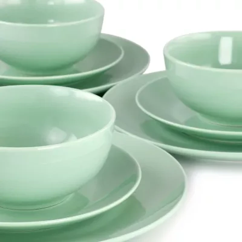 Elama Luna 18-pc. Porcelain Dinnerware Set