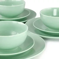 Elama Luna 18-pc. Porcelain Dinnerware Set