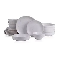 Elama 20pc Dinnerware Set 20-pc. Stoneware Dinnerware Set
