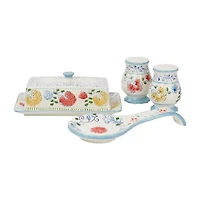 Gibson Table Accessory 5-pc. Stoneware Serving Set