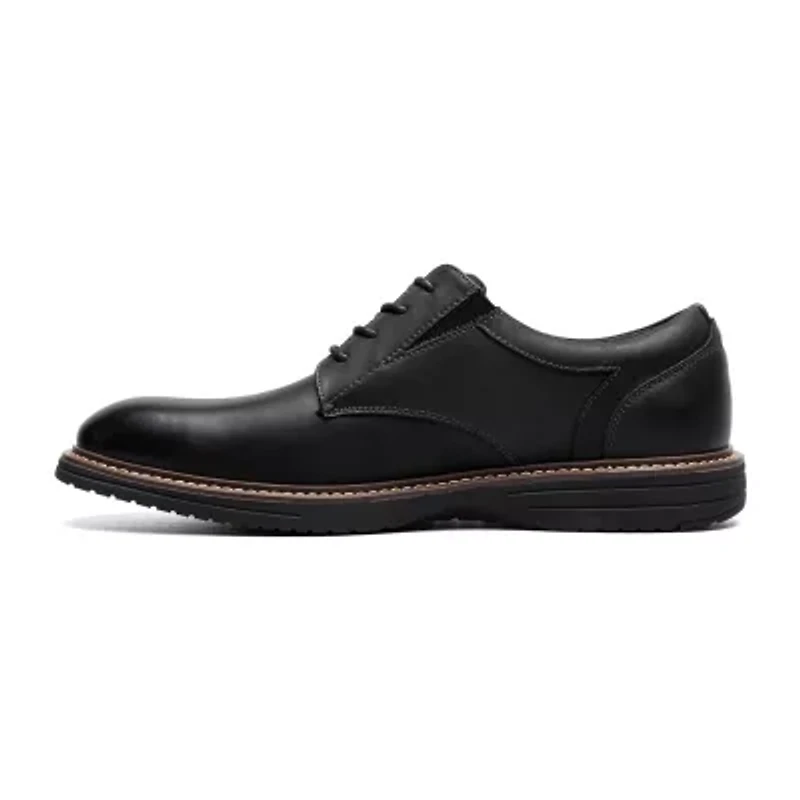 Nunn Bush Griff Plain Mens Round Closed Toe Oxford Shoes