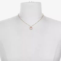 Bijoux Bar Delicates Gold Tone Tree Of Life Womens Round 2-pc. Jewelry Set
