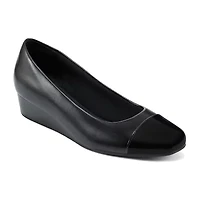 Easy Spirit Gilian Womens Round Closed Toe Flat Heel Pumps