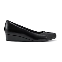 Easy Spirit Gilian Womens Round Closed Toe Flat Heel Pumps