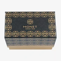 Monet Jewelry Initial Womens Glass Cuff Bracelet