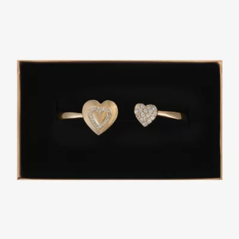 Monet Jewelry Initial Womens Glass Cuff Bracelet